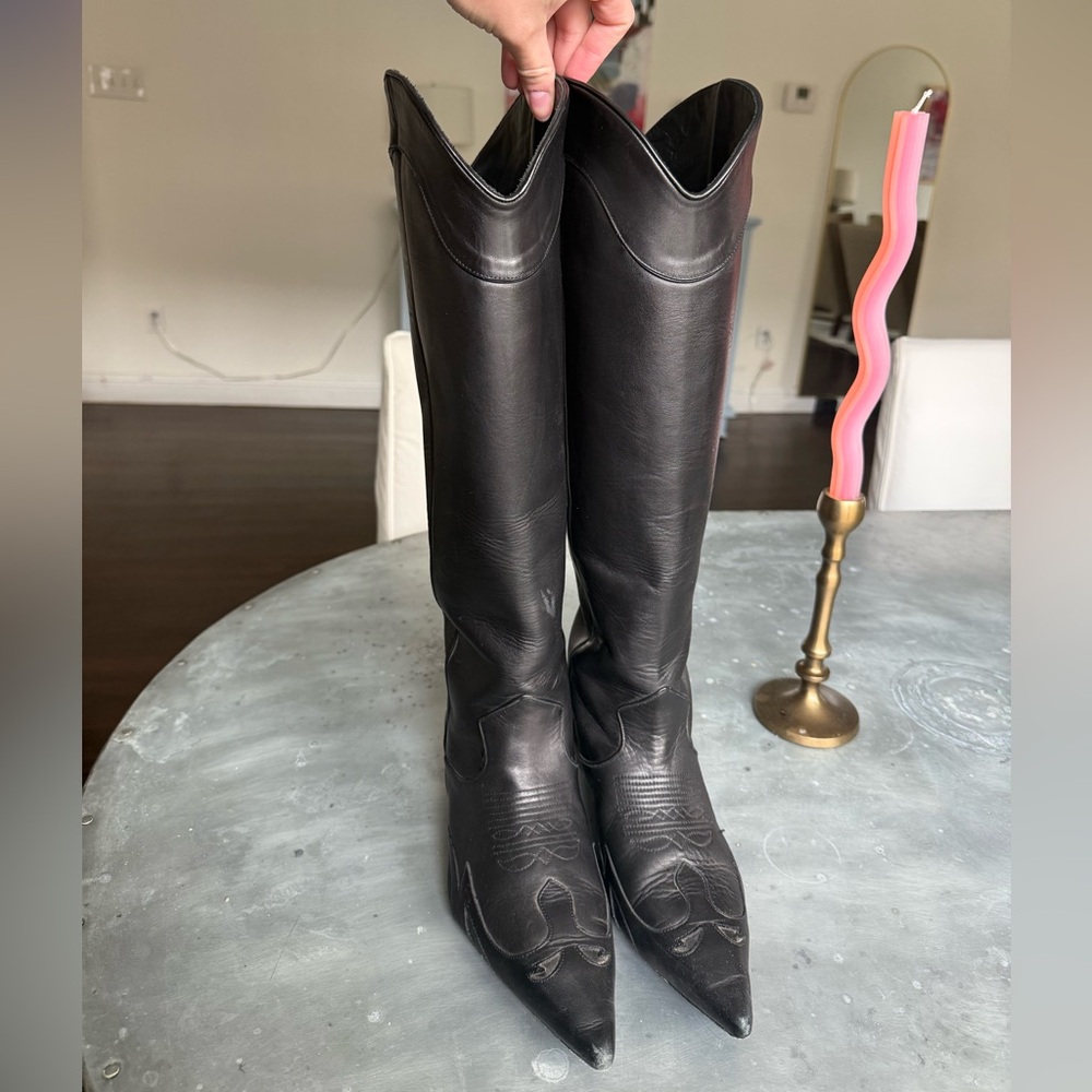 Sleek Black Over the Knee Women's Boots